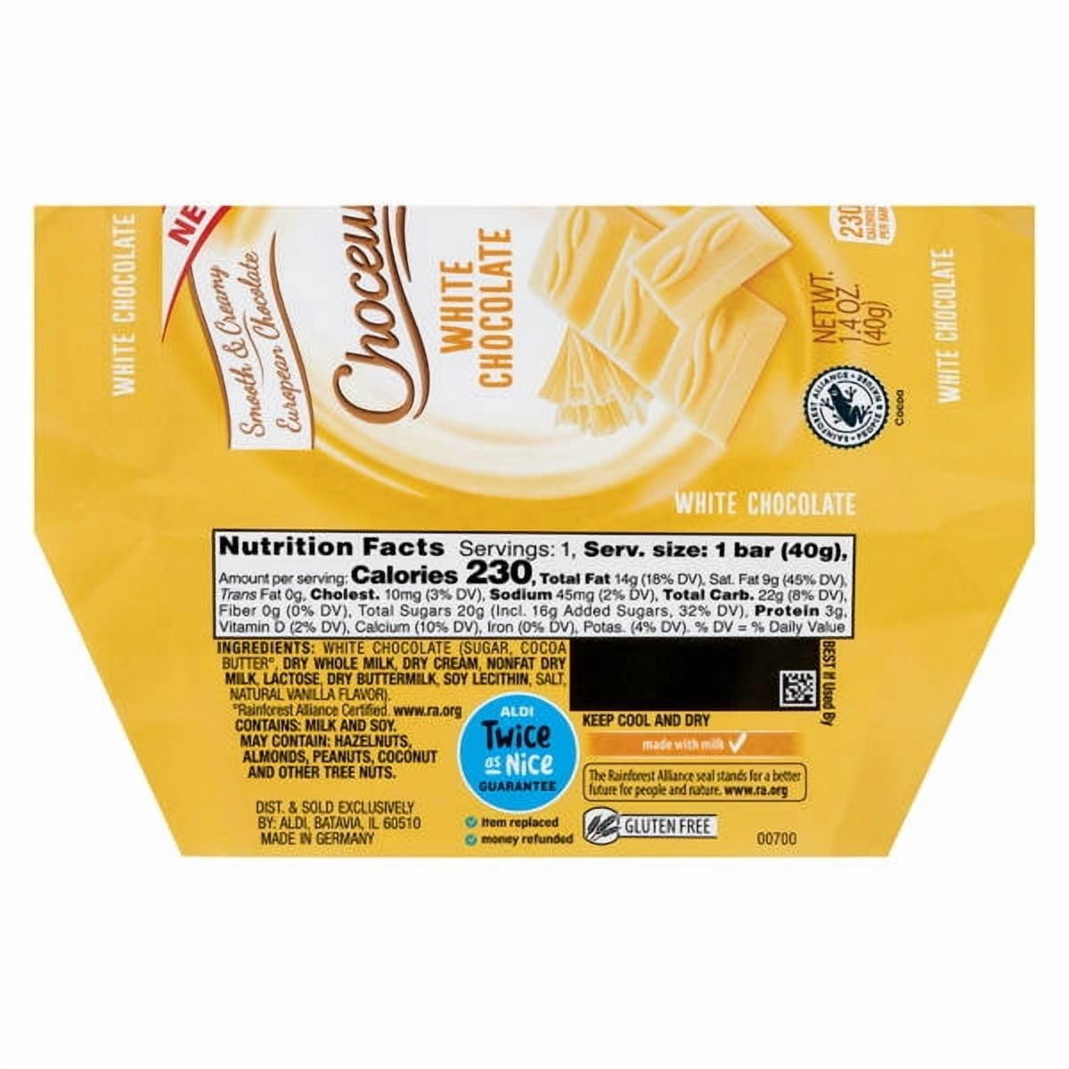 White Chocoalte Mini Chocolate Bars - 5 count, 1.4 oz- Pack of 3