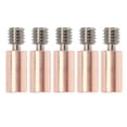 thumbnail image 1 of Bimetal Heat Break, 5PCS Copper Heatbreak High Temperature  Fast Heat Dissipation  For Prusa I3 MK3 MK3S 1.75mm Filament For V6 Volcanic Heater Threaded,, 1 of 8