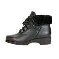 thumbnail image 3 of PEERAGE Paola Women's Wide Width Casual Lace-Up Leather Booties, 3 of 7