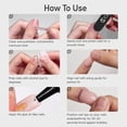 thumbnail image 4 of Set Press On Nails Curvlife Soft Gel, 30 unidades, funda completa, azul, 4 of 6