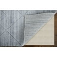 thumbnail image 4 of Feizy Redford Transitional Solid, Gray/Silver, 2' x 3' Accent Rug Sheen Handmade Casual Geometric Floor Rug for Living room Bedroom, 4 of 8