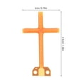 thumbnail image 2 of WEUVEB Flexible LED Cross Shape Bulb Orange Silicone Light 1 Set for Home Decoration and Lighting, 2 of 8