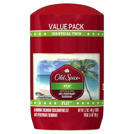 - Old Spice Fresh Collection Fiji Antiperspirant and Deodorant 1.7 oz Twin