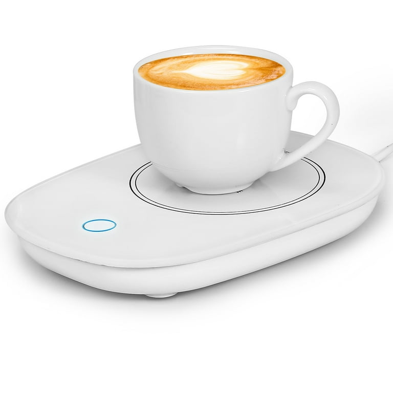 iMounTEK Coffee Mug Warmer Cup Warmer Auto Shut Off Coffee Tea Milk  Electric Heater Pad Office Home Desk Coffee Mug Warmer Electric Beverage  Warmer Mat 125.6℉/52℃-131℉/55℃ Cup Warmer Plate 