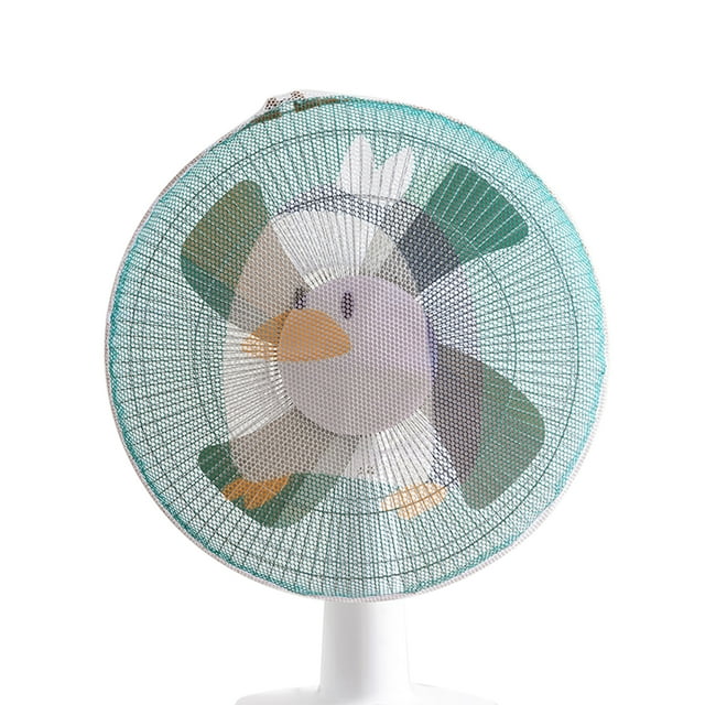 Dust-proof Finger Protector Fan Cover Anti-pinch Hand Protective Cover Net Washable Fan Mesh Cover for