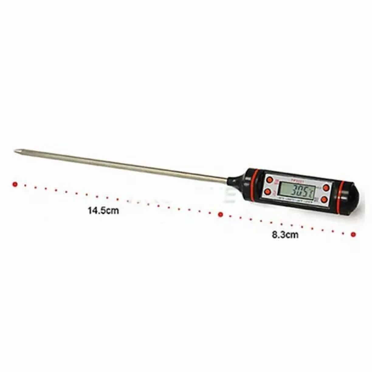 2 Pcs Digital Grill Kitchen Meat Thermometer Probe Bbq Oven Food Cooking