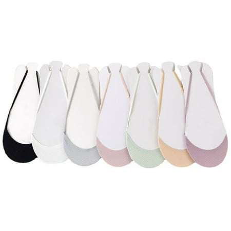 

Low Cut Liner Socks: 7 Pairs Invisible Padded Half Socks No Show Socks for Women
