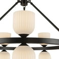 thumbnail image 3 of Alora Lighting Ch442626 Nelly 10 Light 26" Wide Chandelier - Brushed Gold / Glossy Ribbed, 3 of 7