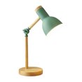 thumbnail image 1 of Book Reading Table Light with Lampshade Adjustable 3 Colors Dimmable Nightstand Desk Lamp Lighting Tool Home Bedroom Office Green White Light, 1 of 9