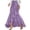 Purple, variant on Easter Carnival Elegant High Waist Wrap Skirt Featuring Asymmetrical Hem And Flowy Midi Length With Detachable Belt For Versatile Autumn Casual Party Wear