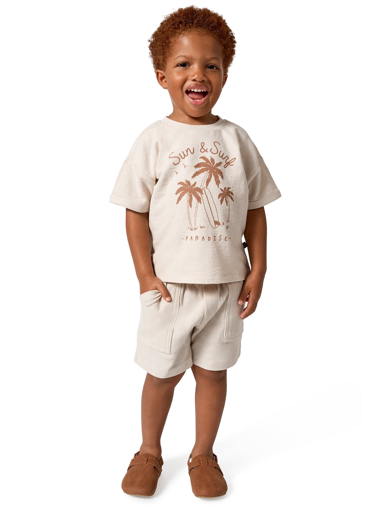 Modern Moments by Gerber Toddler Boy Shorts, 3-Pack, Sizes 12 Months - 5T