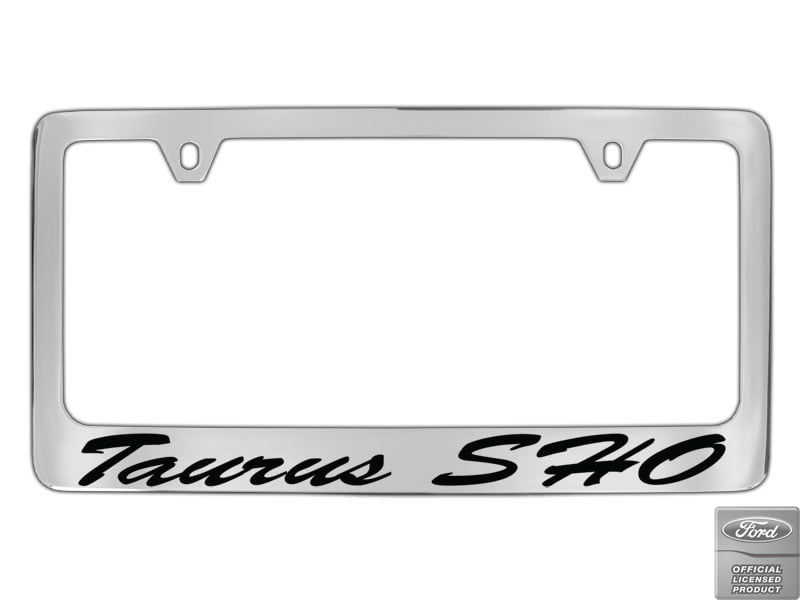 Ford Taurus Sho Chrome Plated Metal License Plate Frame Holder