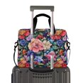 thumbnail image 2 of FORMRS 16" Laptop Bag Carrying Sleeve Case with Handle Travel Shoulder Briefcase, Vibrant Pink Floral Pattern, 2 of 8