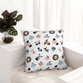 thumbnail image 6 of Pofeuu Cartoon Animals Print Double-sided plush pillowcase Square Throw Pillow Covers Pillows Cover for Living Room Bedroom Sofa Couch Cushion Cover（No pillow core）-16"x16", 6 of 7