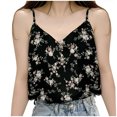 thumbnail image 2 of Herrnalise Fashion Women V-Neck Casual Sleeveless Printed Camis Vest Loose Tanks Tops, 2 of 3