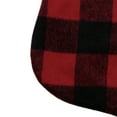 thumbnail image 6 of Northlight 23" Black and Red Rustic Buffalo Plaid Christmas Stocking, 6 of 6