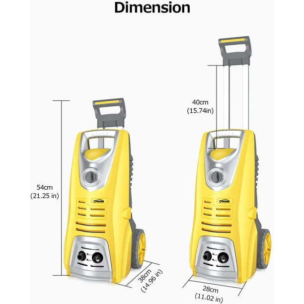 Oasser Electric Pressure Washer Power Washer 3046 PSI 1.85 GPM
