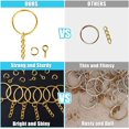 thumbnail image 4 of NETSENG Kit de 200 Pcs Porte-Clés en Argent, pour Fabrication de Bijoux (Argent), 4 of 4