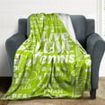 thumbnail image 4 of Yibo Basketball Baseball Blanket Flannel Soft and Comfortable Anti-static Bed Sofa Blanket, 4 of 7