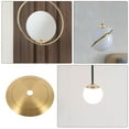 thumbnail image 2 of 1 Ensemble d'Anneau d'Abat-jour en Verre, Base Boule, Raccord de Retenue de Douille, 2 of 8