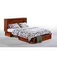 thumbnail image 4 of Night and Day Furniture Clover Murphy Cabinet Bed w/Mattress in Cherry, 4 of 7