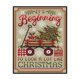 thumbnail image 1 of Remolque de Navidad Likrtyny Punto de Cruz Completo 11CT Kits de Bordado DIY, 1 of 9
