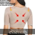 thumbnail image 4 of SHAPEVIVA Shaper Tops for Women, Slimmer Upper Arm Compression Post Surgery Posture Corrector Lift Breasts Vest Shapewear, 4 of 6