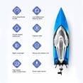 thumbnail image 2 of 4CH impermeable RC Racing Boat 70 km/h alta velocidad 2,4 GHz juguetes regalo para niños adultos, 2 of 6