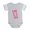 Heather Gray, variant on CafePress - Fab U Lous - Cute Infant Baby Football Bodysuit