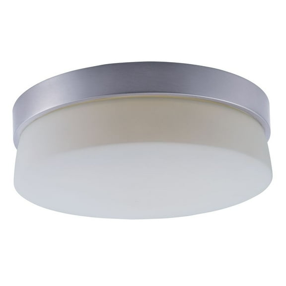 Maxim 55564SWSS 4 in. Flux LED Flush Mount - Satin Silver