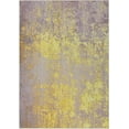 thumbnail image 7 of Noahas Washable Wool Abstract Area Rug for Living Room Bedroom ,Upgraded TRP Non-Slip Backing ,Low Pile Indoor Decorative Rug ,Yellow and Pink ,8' x 10', 7 of 7