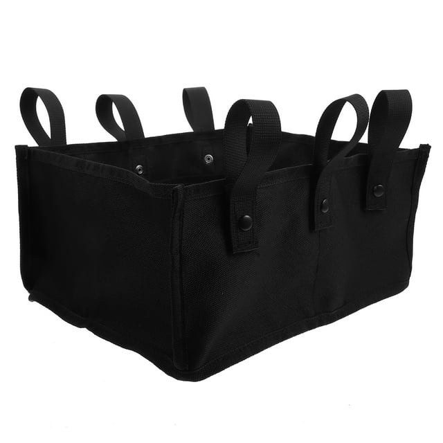 Miangastore Sac Suspendu pour Fauteuil Roulant Pochette de Rangement Suspendue Imperméable pour Fauteuil Roulant (Noir)