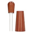 thumbnail image 2 of Aguja De Distribución De Café, 4 Pasadores De Arco Mango De Madera Duradero Ampliamente Aplicable Aguja Ergonómica Agitador De Polvo De Café Seguro Con Base Para El Hogar ANGGREK Otros, 2 of 8