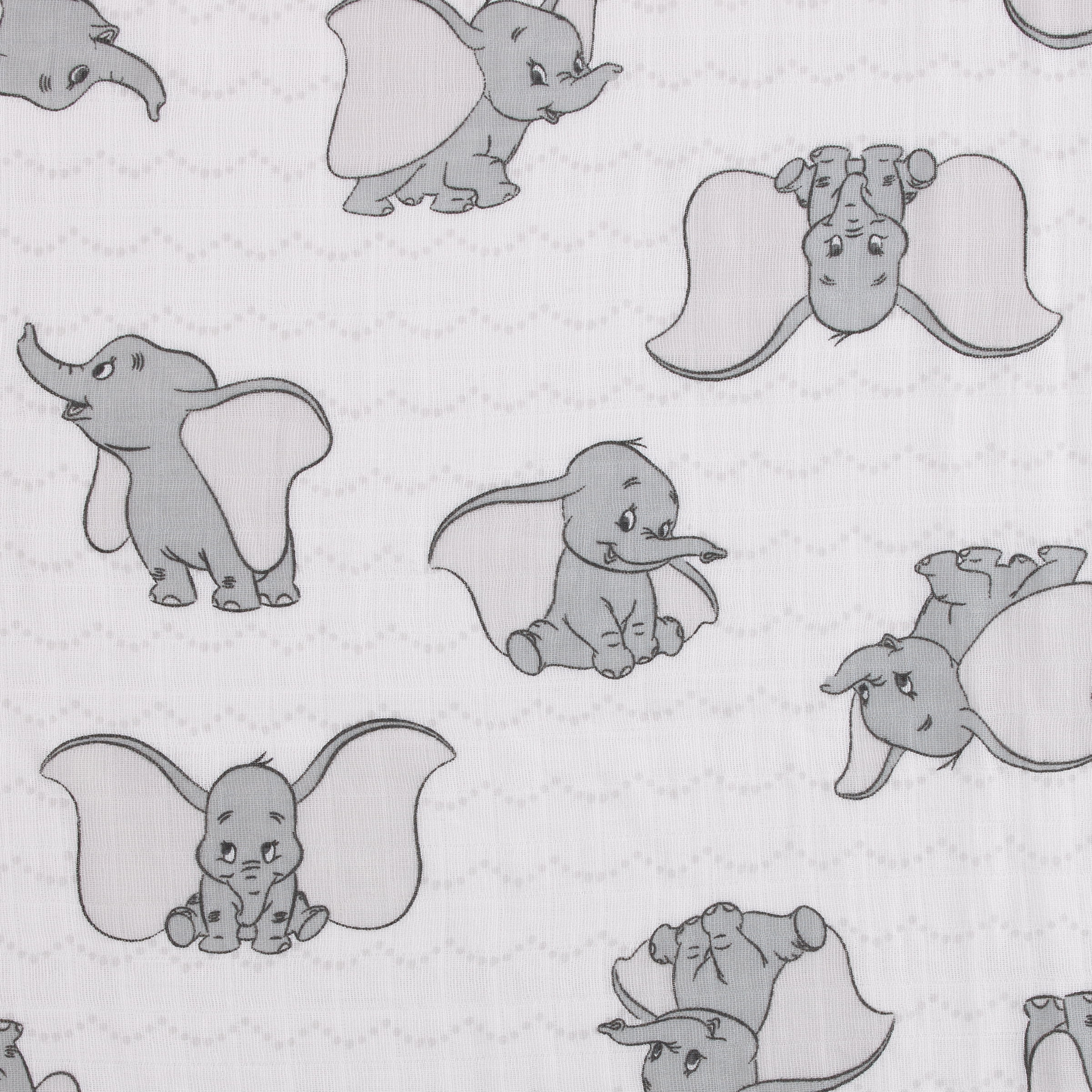 Disney Dumbo 3 Piece Muslin Swaddle Baby Blankets