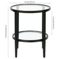 thumbnail image 7 of Henn&Hart 19.63" Black Side Table, 7 of 7