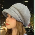 thumbnail image 5 of CoCopeaunt Women Newsboy Caps Casual Visor Beret Hat Cozy Retro Vintage Cabbie Hat for Ladies Girls, 5 of 6