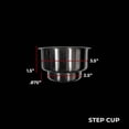 thumbnail image 3 of LS Fabrication 6066CHDB-SC Double Barrel Stepped Cup Holder, 3 of 4