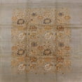thumbnail image 1 of Ahgly Company Indoor Square Mid-Century Modern Gold Brown Oriental Area Rugs, 4' Square, 1 of 6