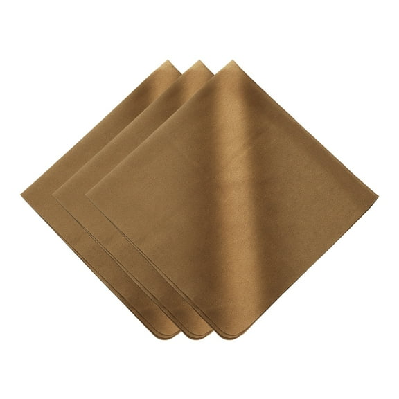 Uxcell 3Pcs Soft Eyeglass Cloths, 15.8 x 15.8" Electronics Microfiber Cleaning Cloths Eyeglass Cleaning Fabric for Lens Wipes Glasses Cleaner Jewelry LCD Screens Cameras, Coffee