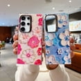 thumbnail image 5 of Allytech Case Compatible with Samsung Galaxy A25 5G, [Slim & Light] Stylish Glitter Flower Pattern Precise Cutouts Cover, Rugged PC + Soft TPU Shockproof Camera Protection Case - Blue, 5 of 9