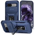 thumbnail image 1 of Funda para GANGXUN Google Pixel 8A - Soporte metálico, Función magnética, Azul, 1 of 5