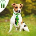 thumbnail image 1 of St. Patrick's Day Shamrocks Collar Decorative Dog Jewelry Adjustable, 1 of 6