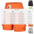 thumbnail image 3 of Men's Quick Dry Pul on Cargo Shorts Lightweight Relaxed Fit Outdoor Workwear Athletic Shorts with Muti Pocket Elastic Waist Drawstring Big and Tall Size S-4XL Mint Green, 3 of 9