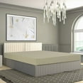 thumbnail image 5 of Unique Bargains Brushed Microfiber Fitted Sheet Bed Cover Khaki Queen, 5 of 5