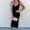 Black, variant on HKEJIAOI Women's Casual Dresses Birthday Present Women's Summer Sexy Solid Slimming Sleeveless V-Neck Hip Wrap Dresses Savings Clearance Black