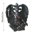 thumbnail image 4 of Statue en Résine Sculpture de Chèvre Occulte pour Autel Gothique Maison Étagère Sombre Université, 4 of 8