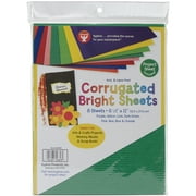 Corrugated Sheets 8.5"X77" 8/Pkg-Brights