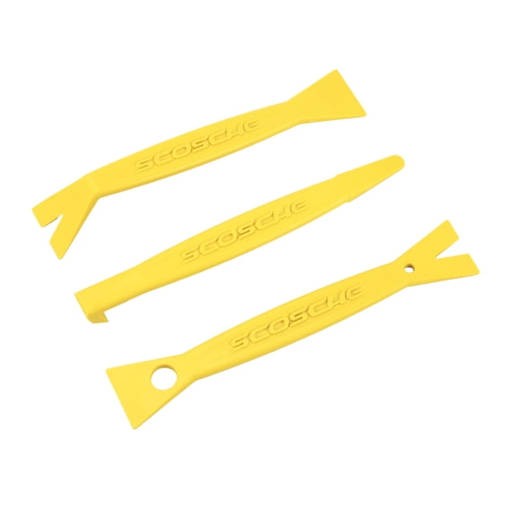 Scosche PRT3-WP1 3-Piece Automotive Trim Removal Tool Set Yellow