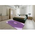 thumbnail image 4 of Ahgly Company Indoor Square Patterned Violet Purple Area Rugs, 7' Square, 4 of 6