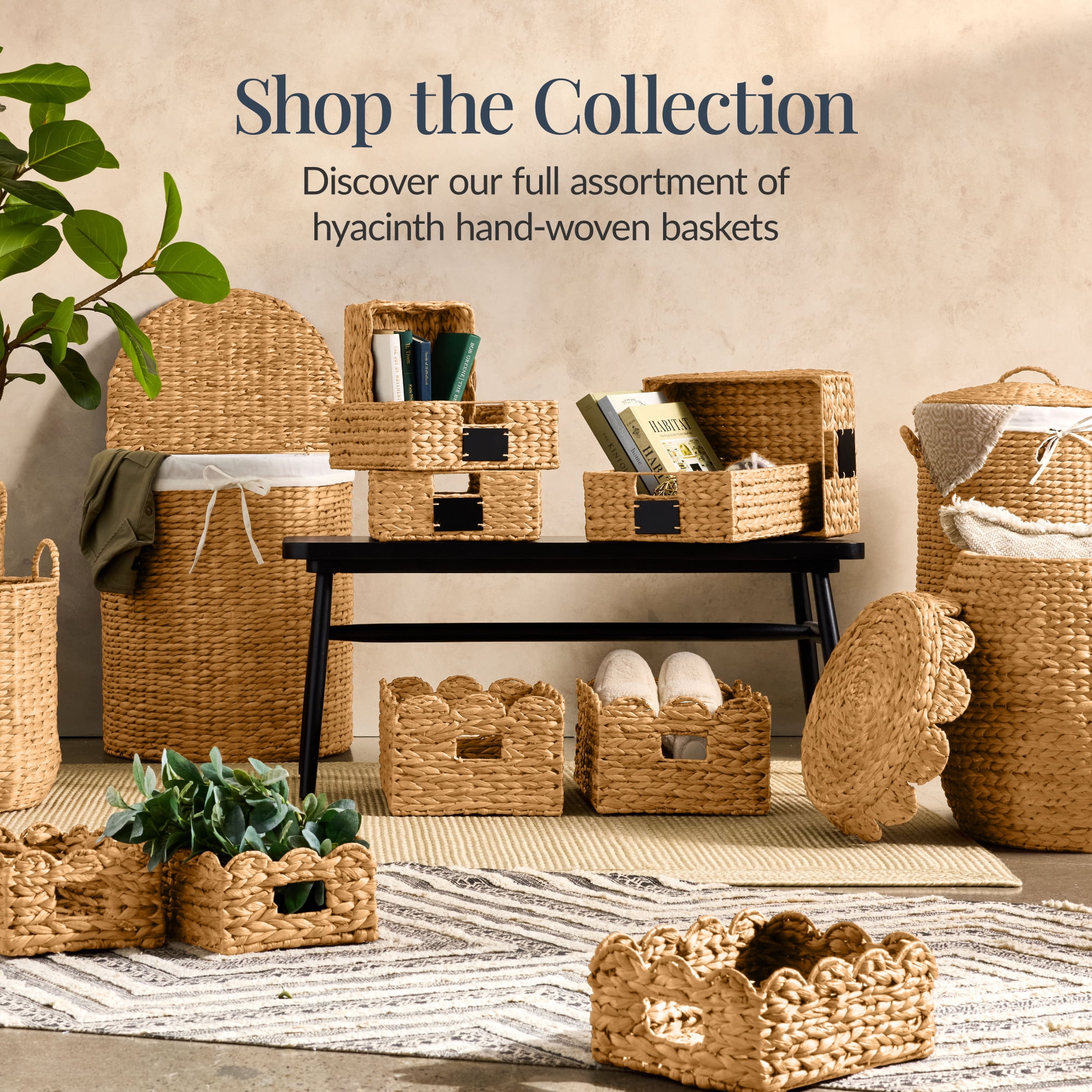 Best Choice Products Round Laundry Hamper w/ Lid, Handwoven Laundry Basket w/ Handles & Removable Liner - Natural